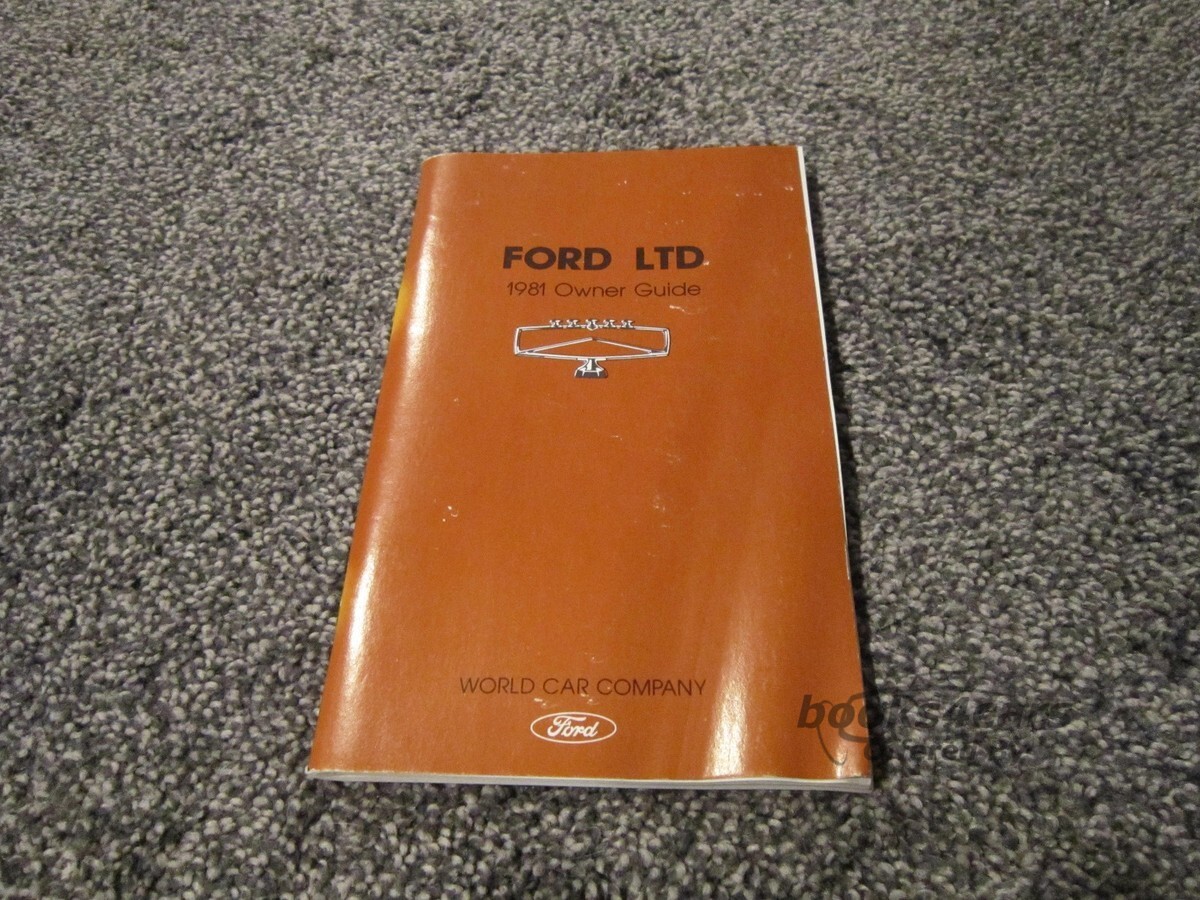 view cover of 1981 LTD Owner Guide by Ford