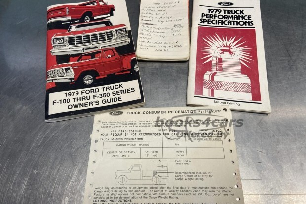 view cover of 1981 Truck Perfomance Specifications manual by Ford