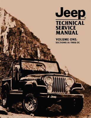 view cover of 1981 Shop Service Repair Manual by Jeep for all models CJ5 CJ7 Scrambler Wagoneer Cherokee J10 J20 pickup