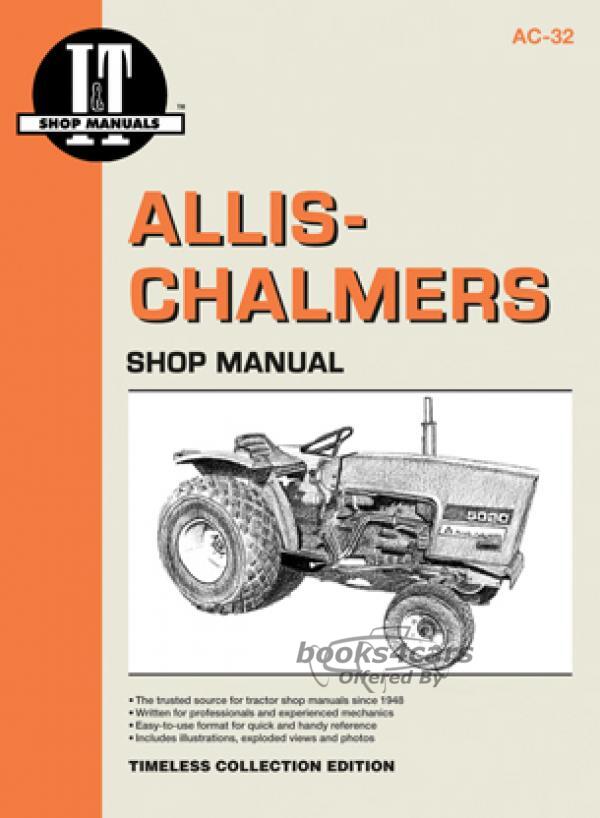 view cover of Allis-Chalmers Shop Service Repair Manual for Models 5020 and 5030 by Clymer