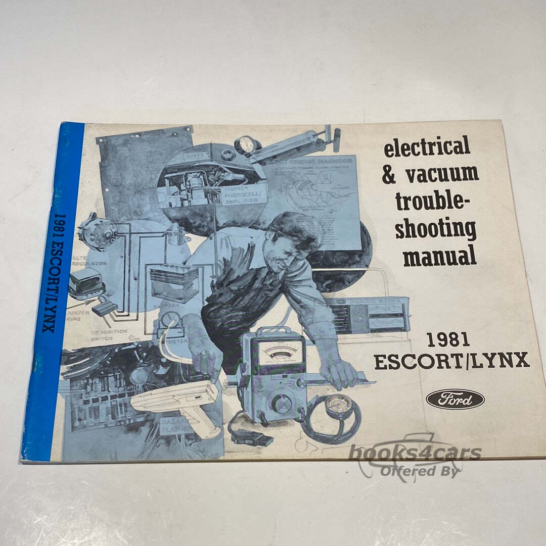 view cover of 1981 Escort Lynx electrical & vacuum trouble shooting manual by Ford & Mercury