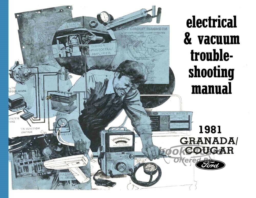 view cover of 1981 Granada and Cougar electrical and vacuum troubleshooting manual by Ford & Mercury