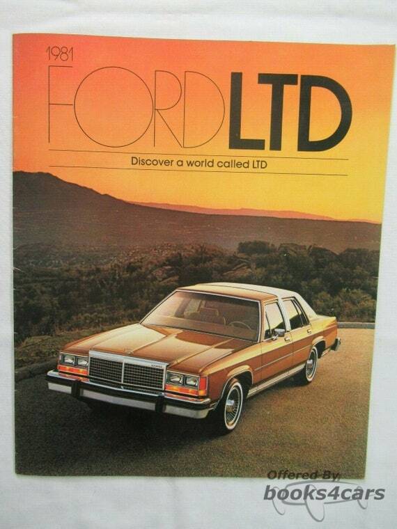 view cover of 1981 Ford LTD Sales Brochure