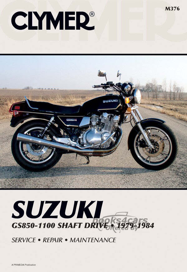view cover of 1979-1984 Suzuki GS850 1100 Shaft Drive Shop Service Repair Manual 264 pages by Clymer GS 850 GS 1100 1000 GS850G GS850GL GS1000G GS1000GL GS1100G GS1100GL GS1100GK