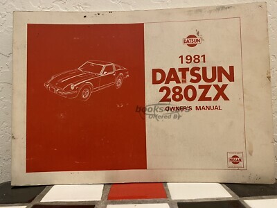 view cover of 1981 280ZX Owners Manual 280 ZX by Nissan Datsun