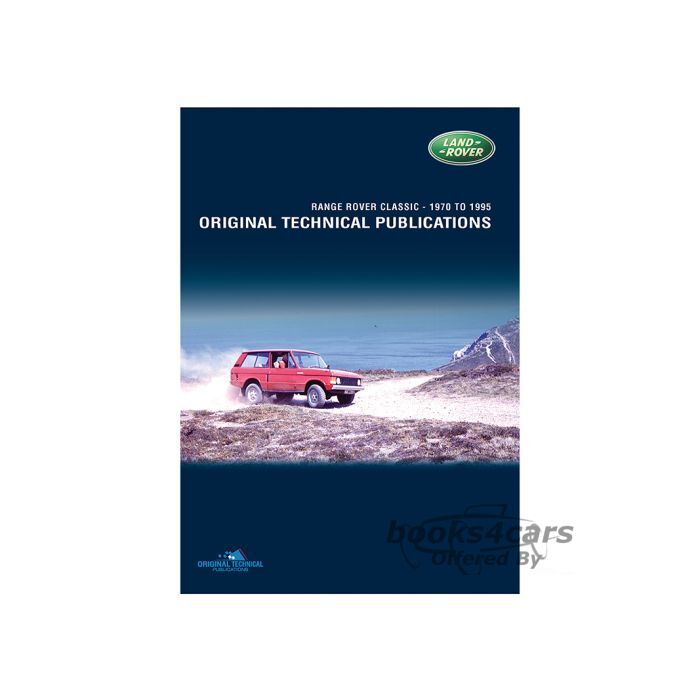 view cover of 1970-1995 Range Rover Shop Service Repair Manuals, Parts Manuals, & Owners Manuals on CD Rom