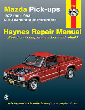 view cover of 1972-1993 Mazda Pick-up Truck Shop Service Repair Manual Pickups B2600 B2000 B1600 B1800 by Haynes