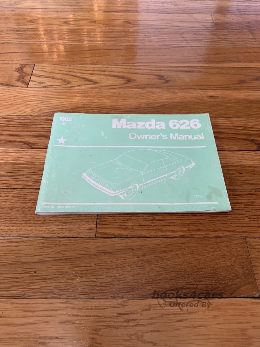 view cover of 1982 626 Owners manual by Mazda.