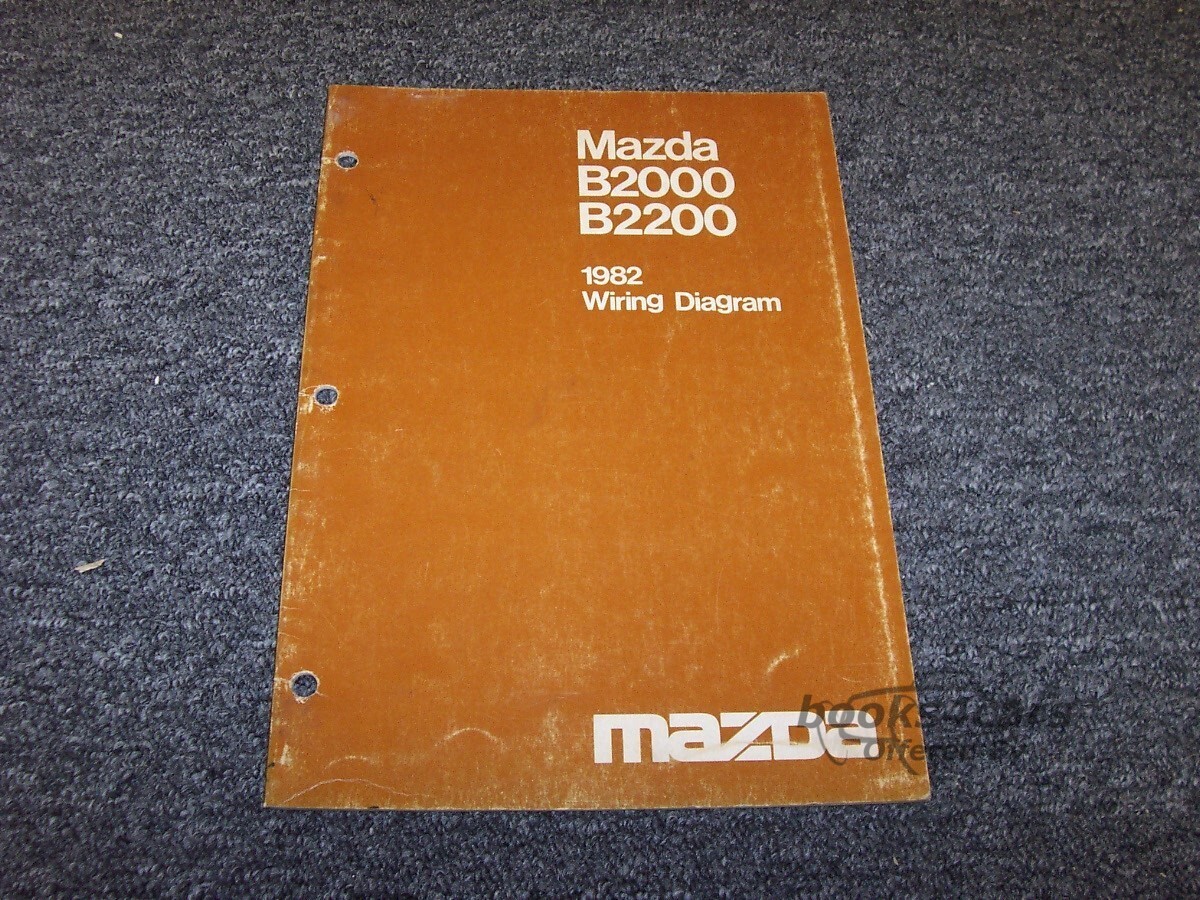 view cover of 1982 B2000 B2200 pickup truck Wiring diagrams by Mazda
