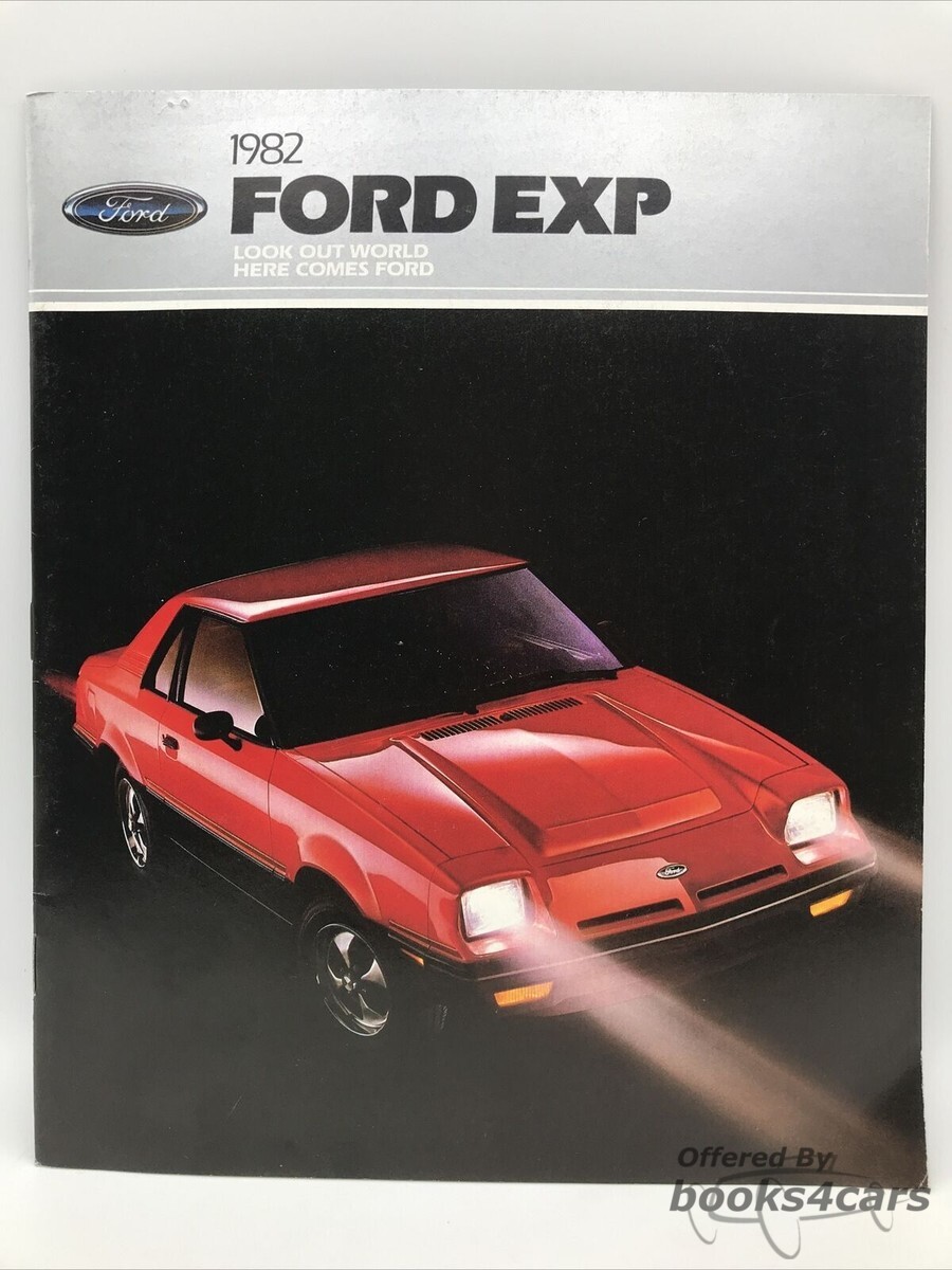 view cover of 1982 Ford EXP Sales Brochure