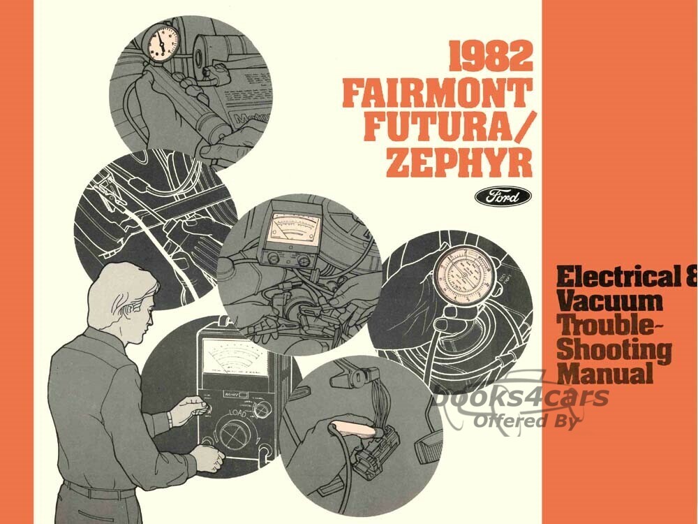 view cover of 1982 Fairmont Futura Zephyr Electrical and Vacuum troubleshooting manual by Ford Mercury