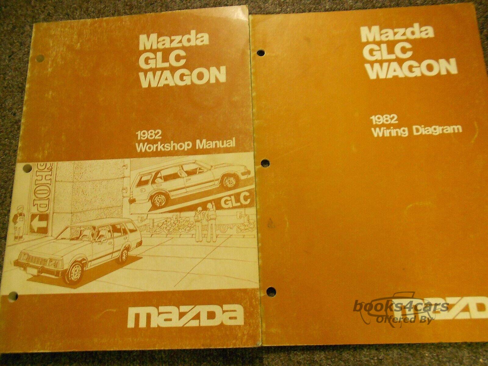 view cover of 1982 GLC Wagon Shop Service Repair Manual by Mazda