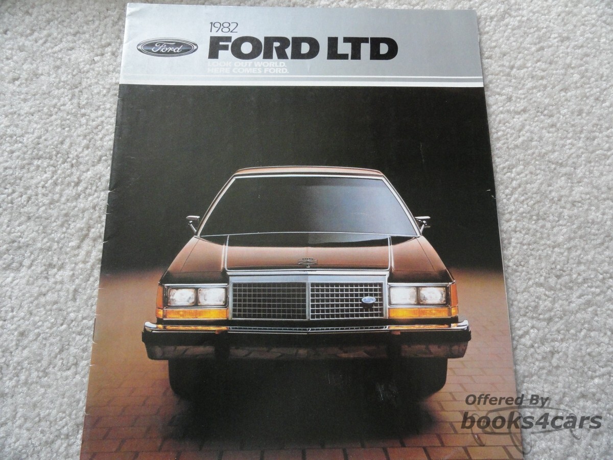 view cover of 1982 Ford LTD Sales Brochure