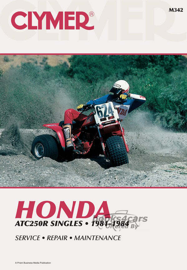 view cover of 1981-1984 All Terrain ATC250R Shop Service Repair Manual, 304 pages by Clymer for Honda