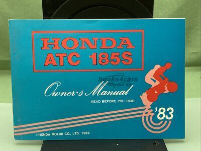 view cover of 1983 ATC 185S Owners Manual by Honda.