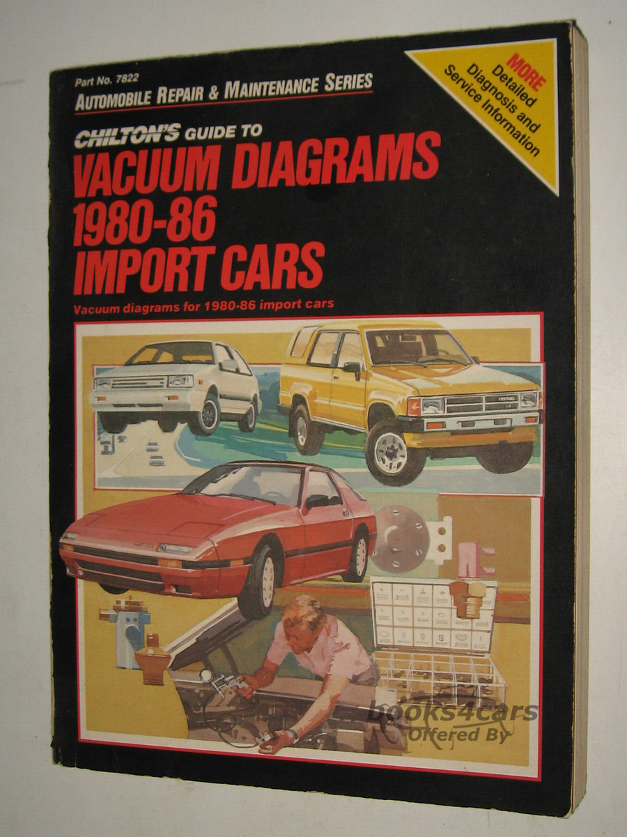 view cover of 1980-1986 Chilton's Vacuum Diagrams Manual for Import Cars & Light Trucks