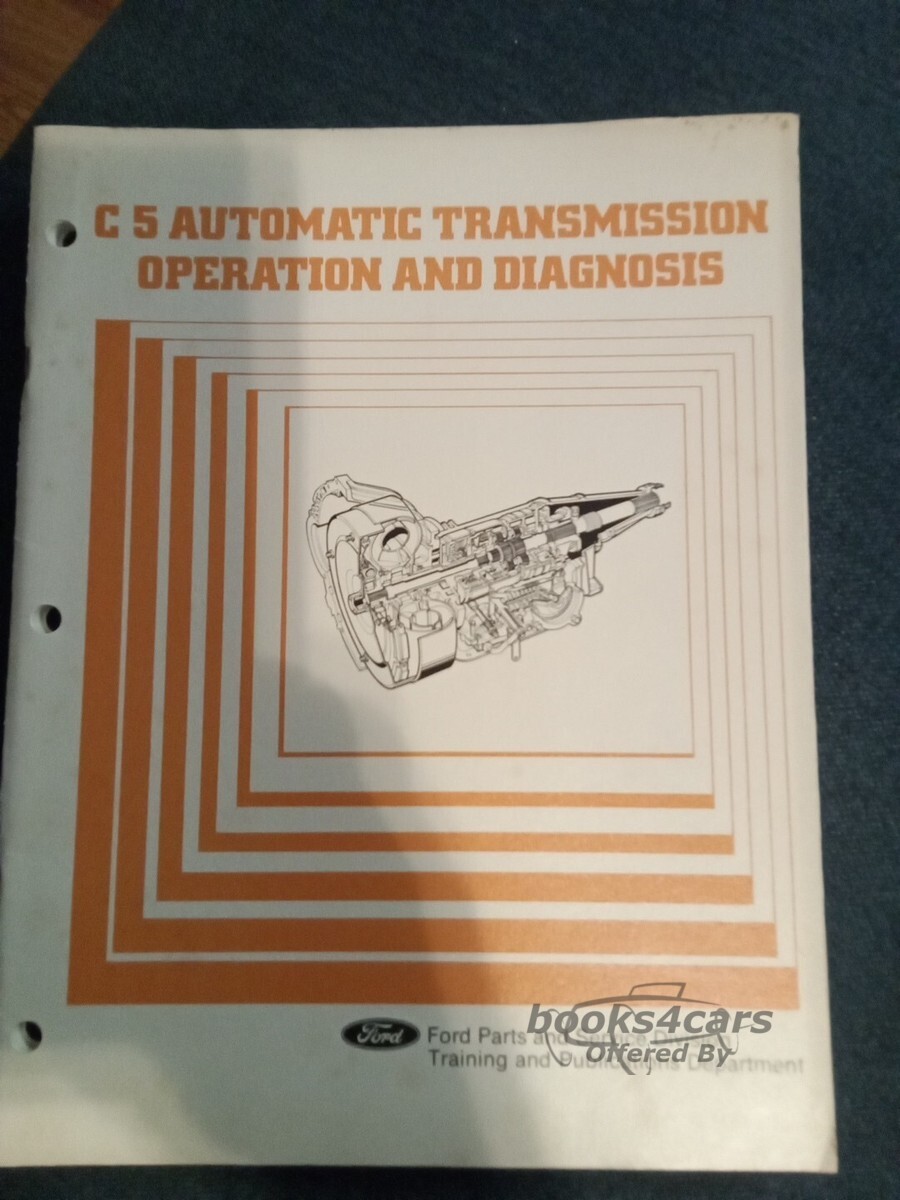 view cover of C5 Automatic Transmission Operation & Diagnosis Manual by Ford