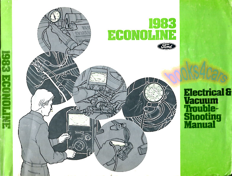 view cover of 1983 Econoline Electrical Vacuum Troubleshooting Manual Supplement Ford Truck