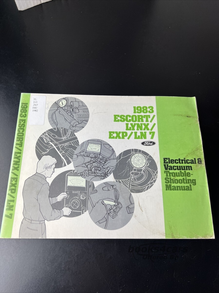 view cover of 1983 Escort Lynx EXP LN 7 Electrical and Vacuum troubleshooting manual