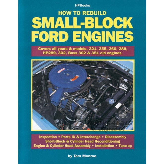 view cover of How to Rebuild Your Small-Block Ford V8 by Tom Monroe published by HPBooks HP-89