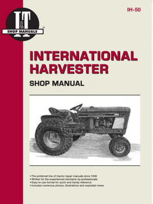 view cover of International Harvester (Farmall) Tractor Shop Service Repair Manual by I&T for Models Cub 145 Lo Boy, Cub 184 Lo Boy, Cub 185 Lo Boy, Farmall Cub, 48 pages published in 1983