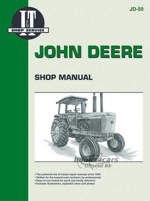 view cover of Series 4030, 4230, 4430, 4630 Tractor Shop Service Repair Manual, 112 pages by I&T for John Deere published in 1983