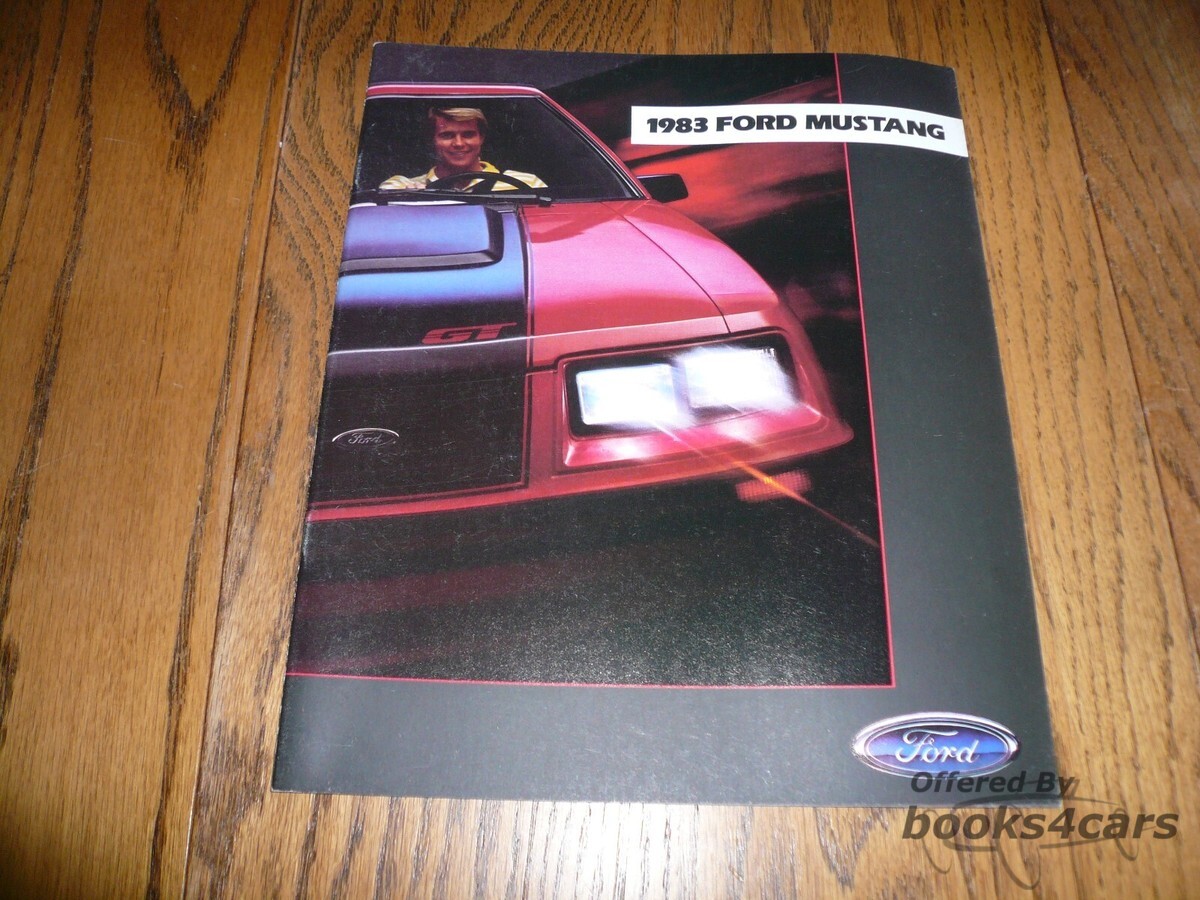 view cover of 1983 Ford Mustang Sales Brochure