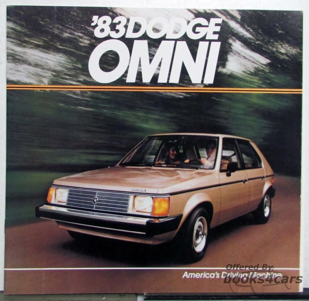 view cover of 1983 Dodge Omni Sales Brochure