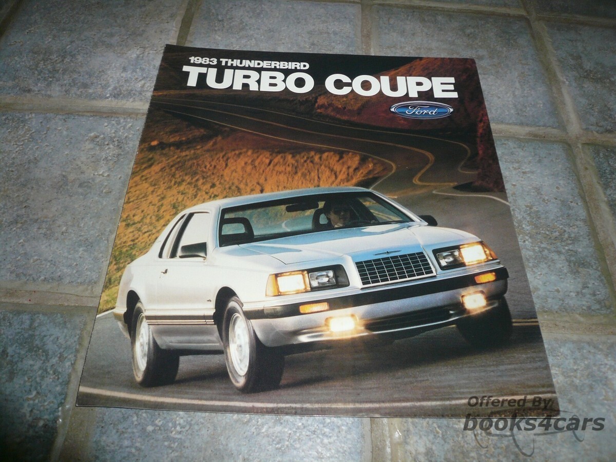 view cover of 1983 Ford Thunderbird Turbo Coupe Sales Brochure