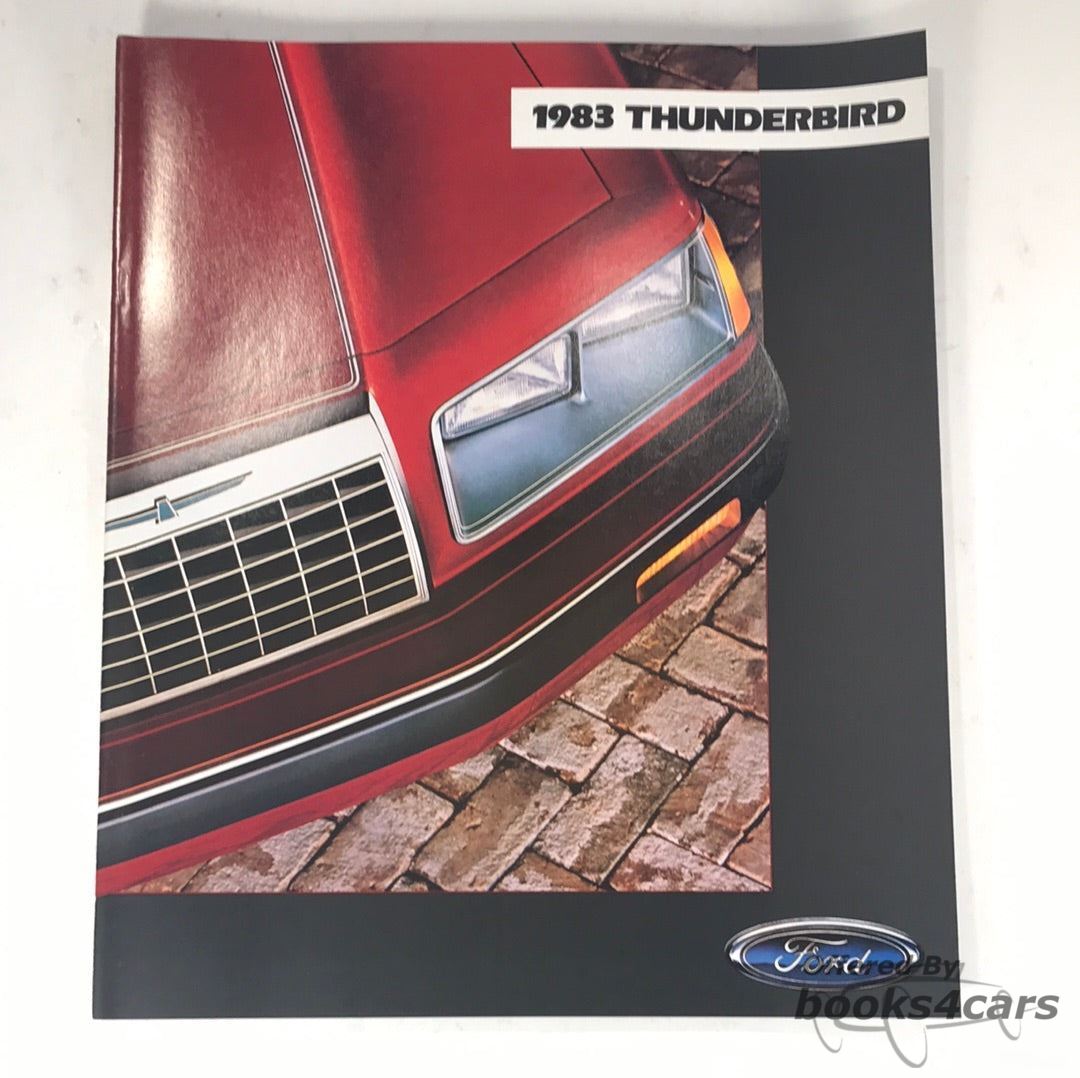view cover of 1983 Ford Thunderbird Sales Brochure