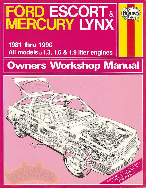 view cover of 1981-1990 Escort Lynx Ford & Mercury; complete repair manual by haynes