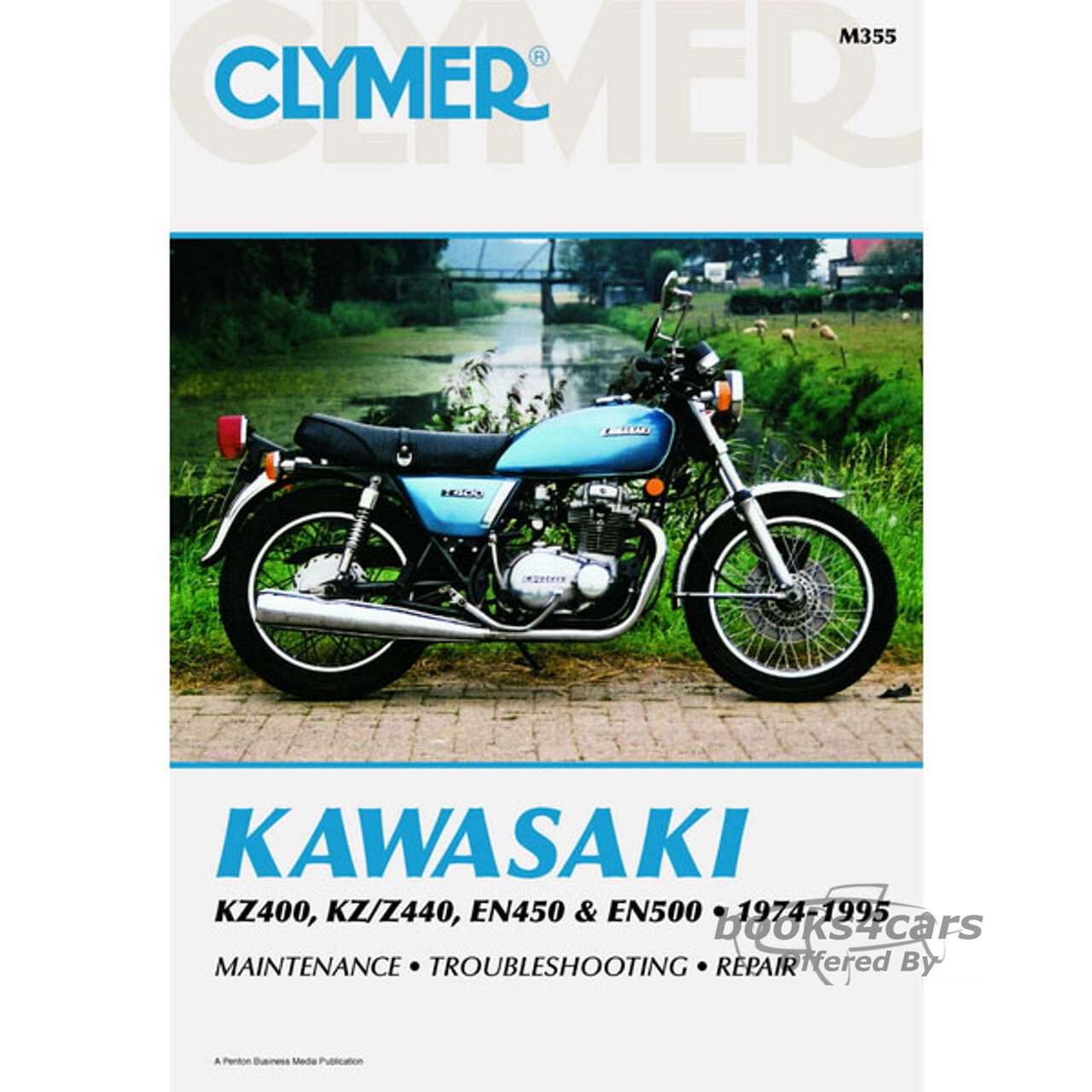 view cover of 1974-1995 Kawasaki KZ400 Twins Service Repair Performance Manual with Full Color Wiring Diagrams by Clymer