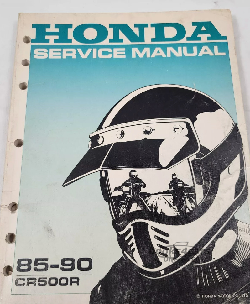 view cover of 1985-1986 CR500R Service Manual by Honda