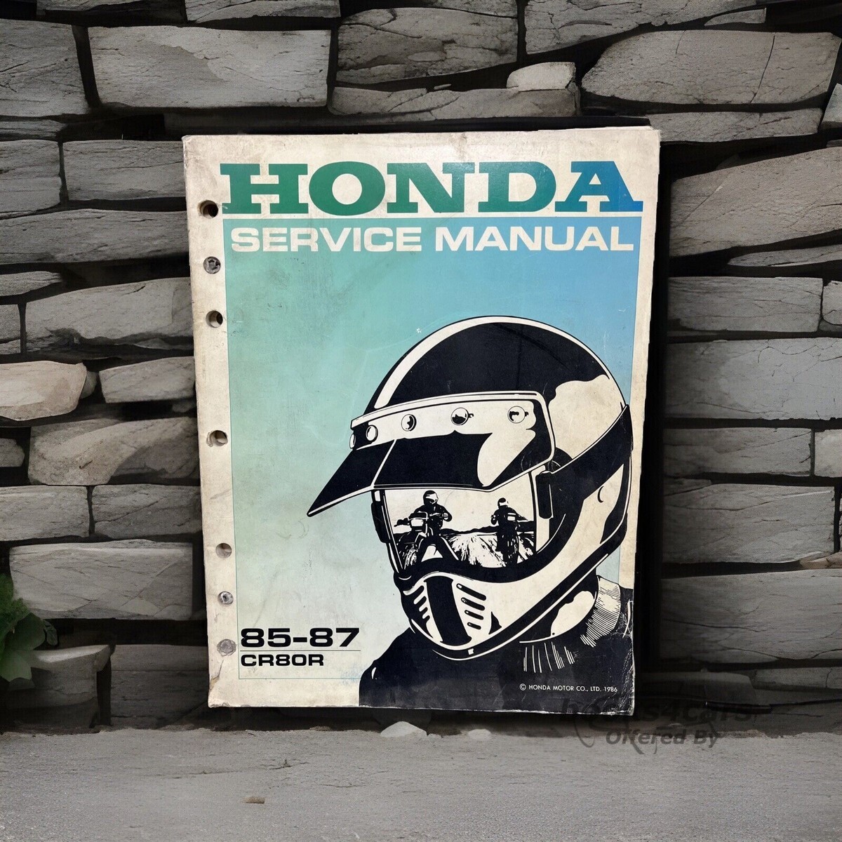 view cover of 1985-1986 CR80R Service Manual by Honda