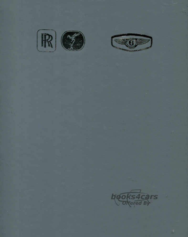 view cover of 1980-1989 Silver Spirit Electrical System Training Workbook Shop Manual by Rolls Royce for use with the Mastertech Audio Visual programme