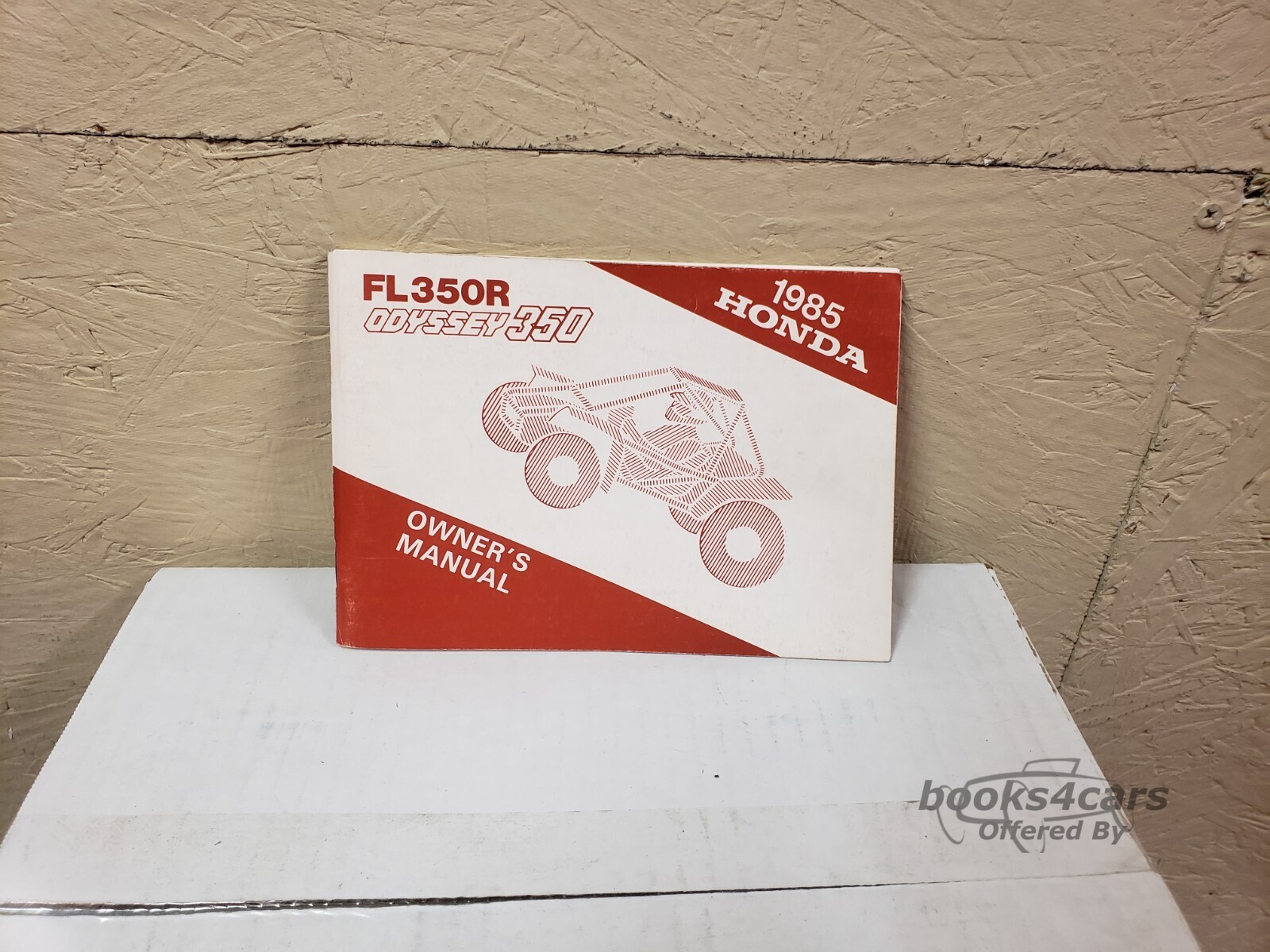 view cover of 1985 FL350R Odyssey 350 Owners Manual by Honda.