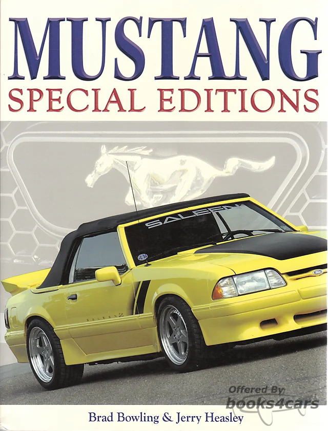 view cover of Mustang special Editions by Brad Bowling and Jerry Heasley