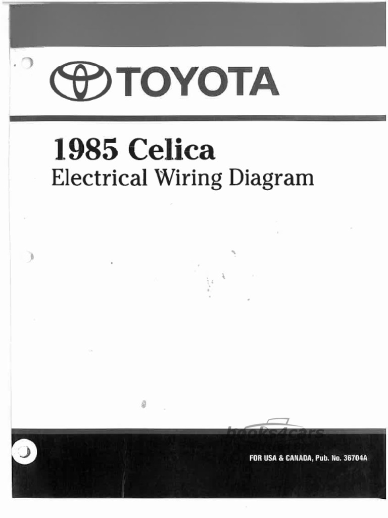 view cover of 1985 Celica Electrical Wiring Diagram by Toyota