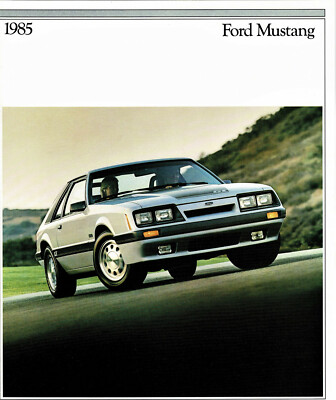 view cover of 1985 Ford Mustang SVO Sales Brochure