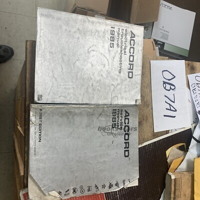 view cover of 1985 electrical troubleshooting manual by Honda for Accord