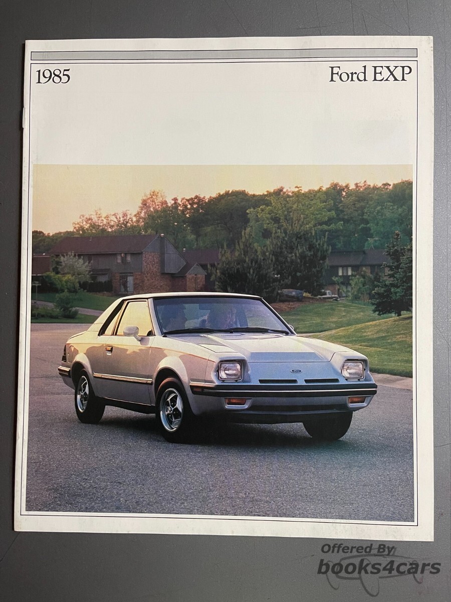 view cover of 1985 Ford EXP Sales Brochure