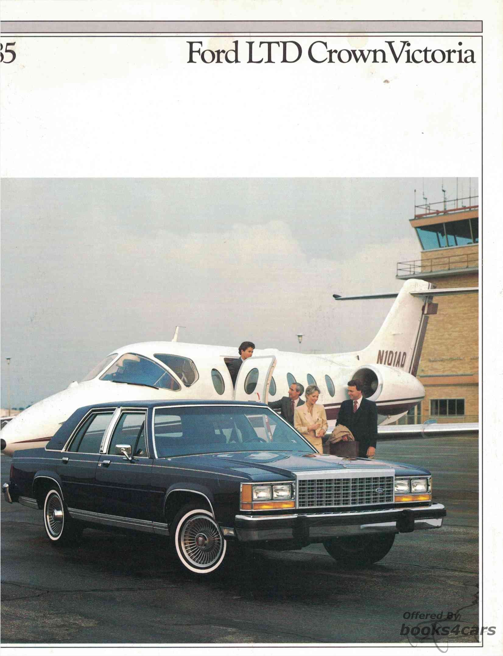 view cover of 1985 Ford LTD Crown Victoria Sales Brochure
