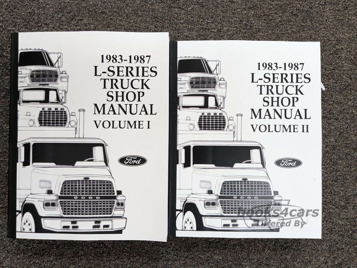view cover of 1983-1987 L-Series Truck Shop Service Repair Manual by Ford
