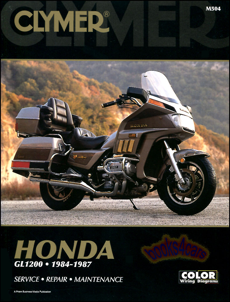 view cover of 1984-1987 Honda GL1200 Goldwing Shop Service Repair Manual, 440 pages by Clymer