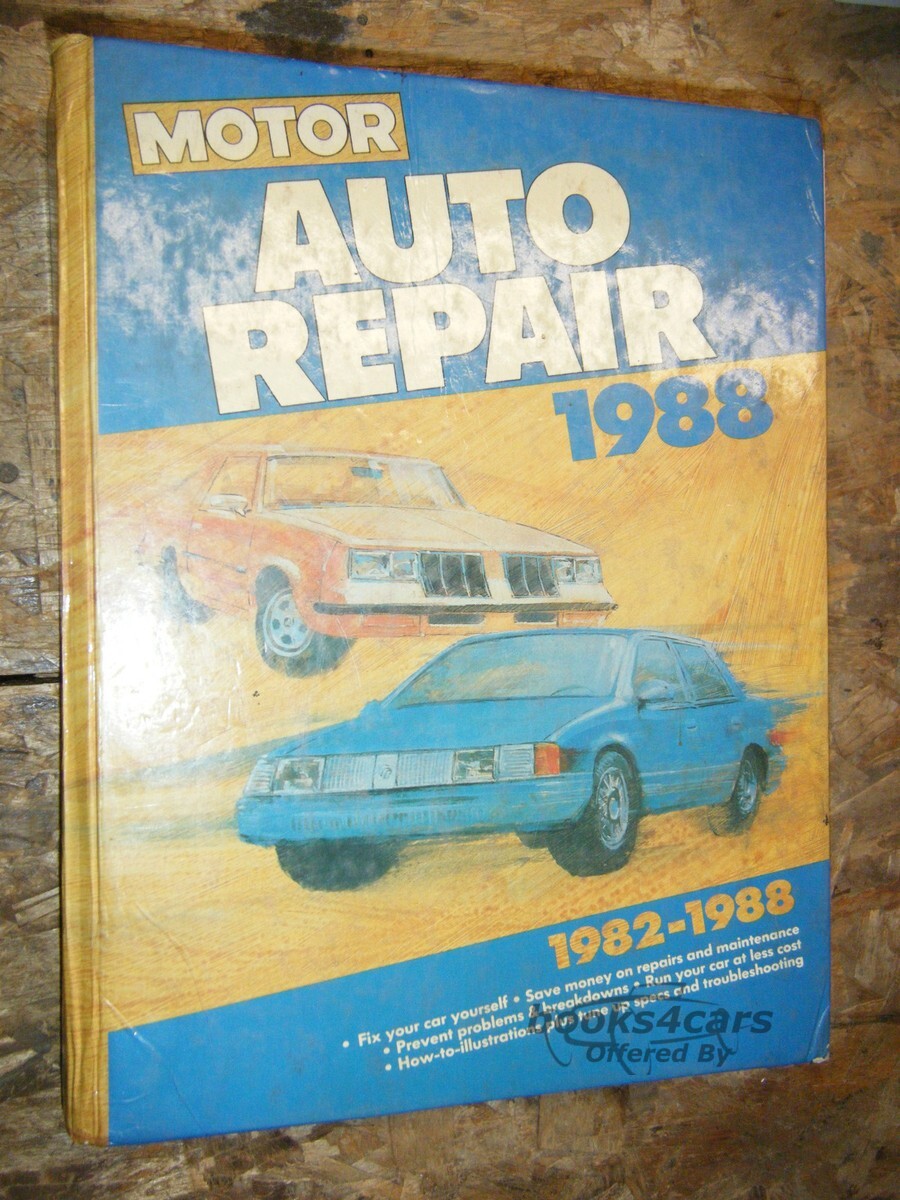 view cover of 1982-1988 Motors shop service repair manual for all American Domestic cars Ford GM Chrysler by Motor's Motor