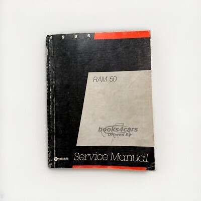view cover of 1985 Ram 50 pickup Shop Service Repair Manual by Dodge Truck & Mitsubishi D50