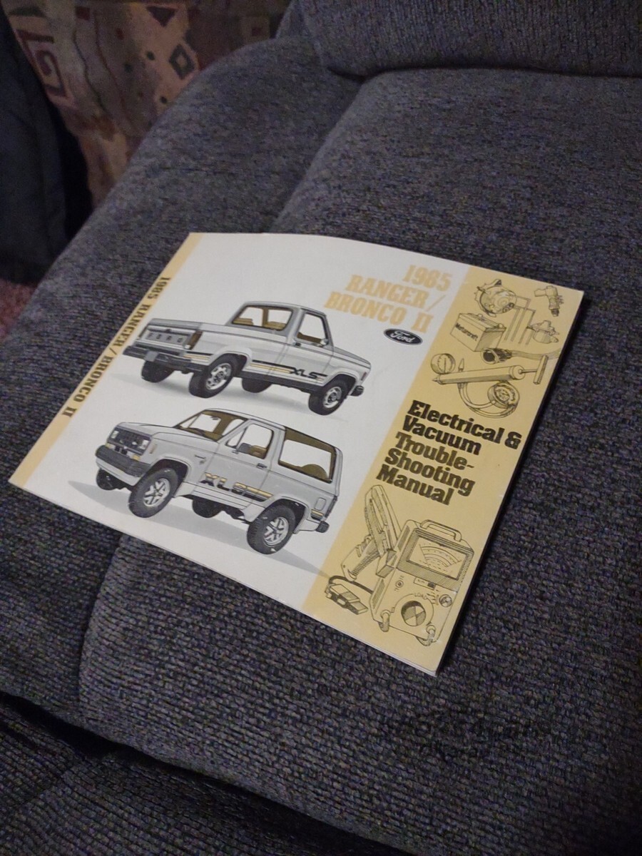 view cover of 1985 Ranger Bronco 2 Electrical & Vacuum Trouble Shooting Manual, 125 pgs.