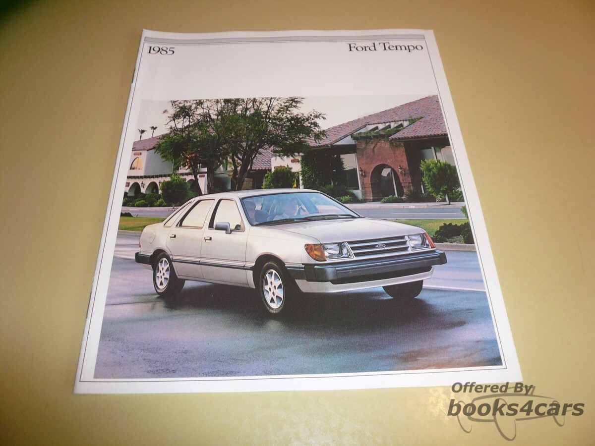 view cover of 1985 Ford Tempo Sales Brochure