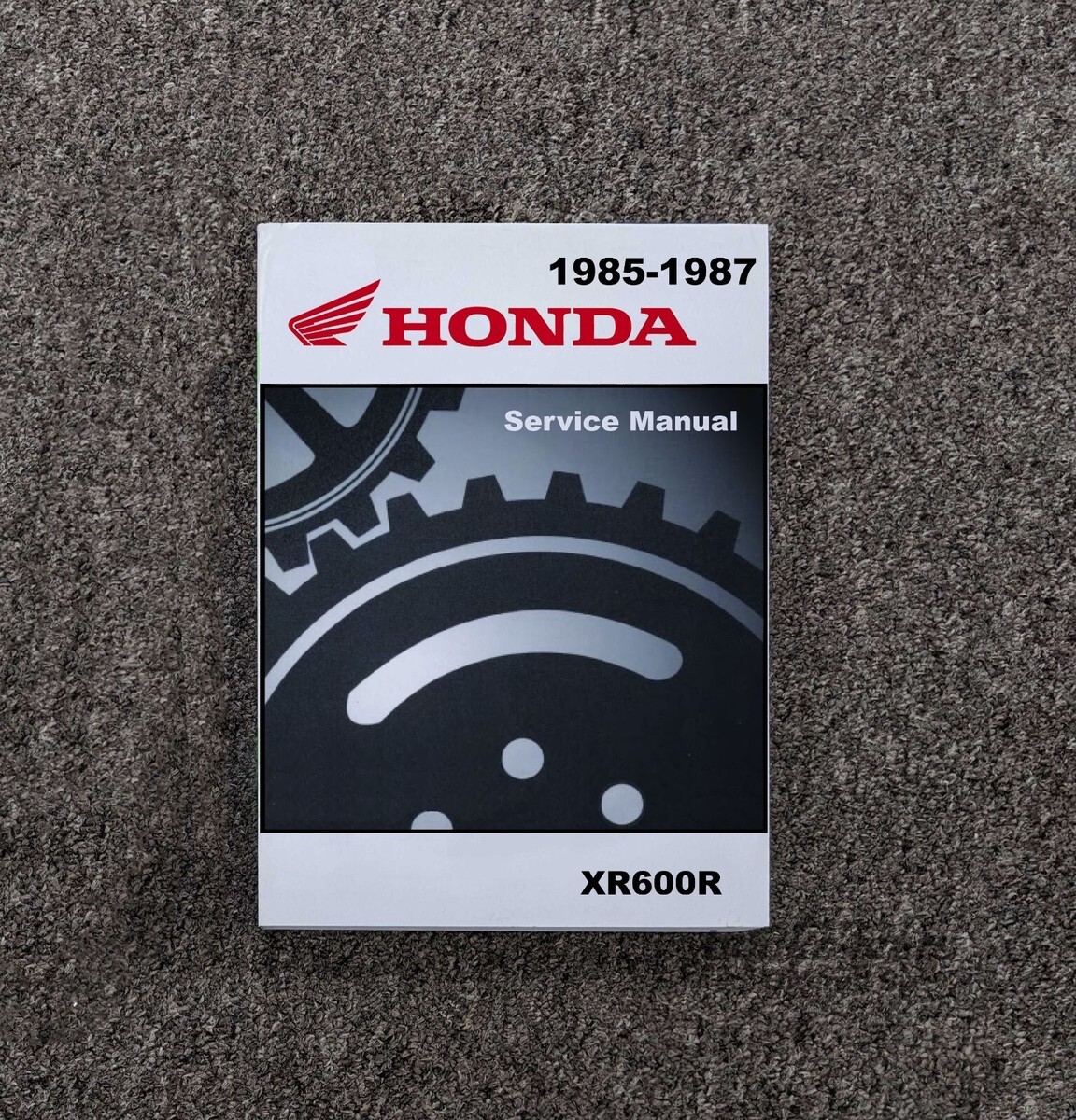 view cover of 1985 XR600R Service Manual by Honda
