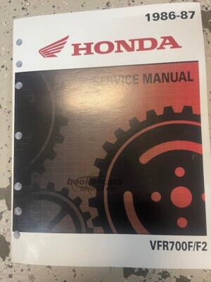 view cover of 1986-1987 VFR700F Interceptor Shop Service Repair Manual by Honda
